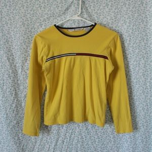 Y2K Tommy Long Sleeve Baby Tee